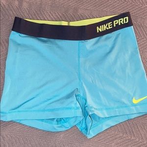 Nike pro spandex shorts